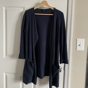 Navy Knit Cardigan
